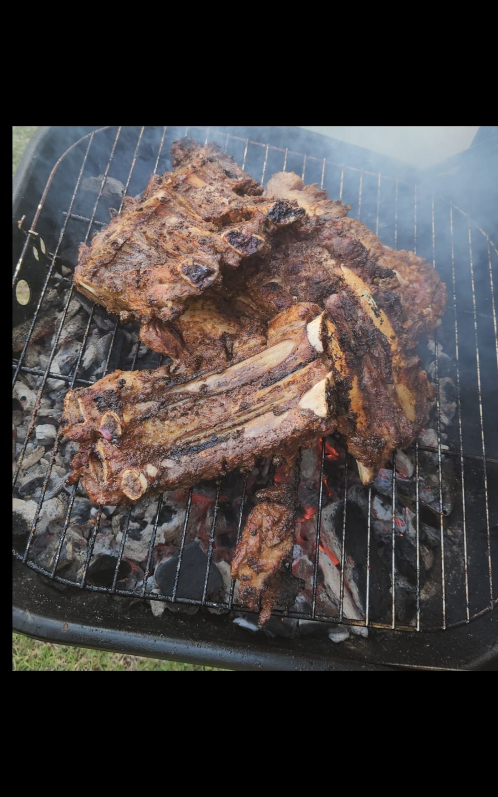 Grilled beef ribs
