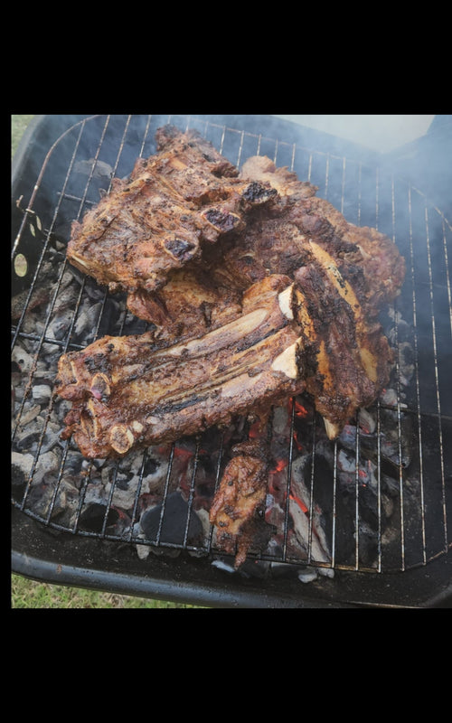 Grilled beef ribs